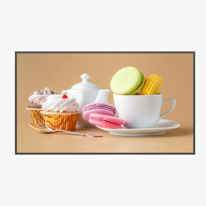Wall mounted LCD display slim