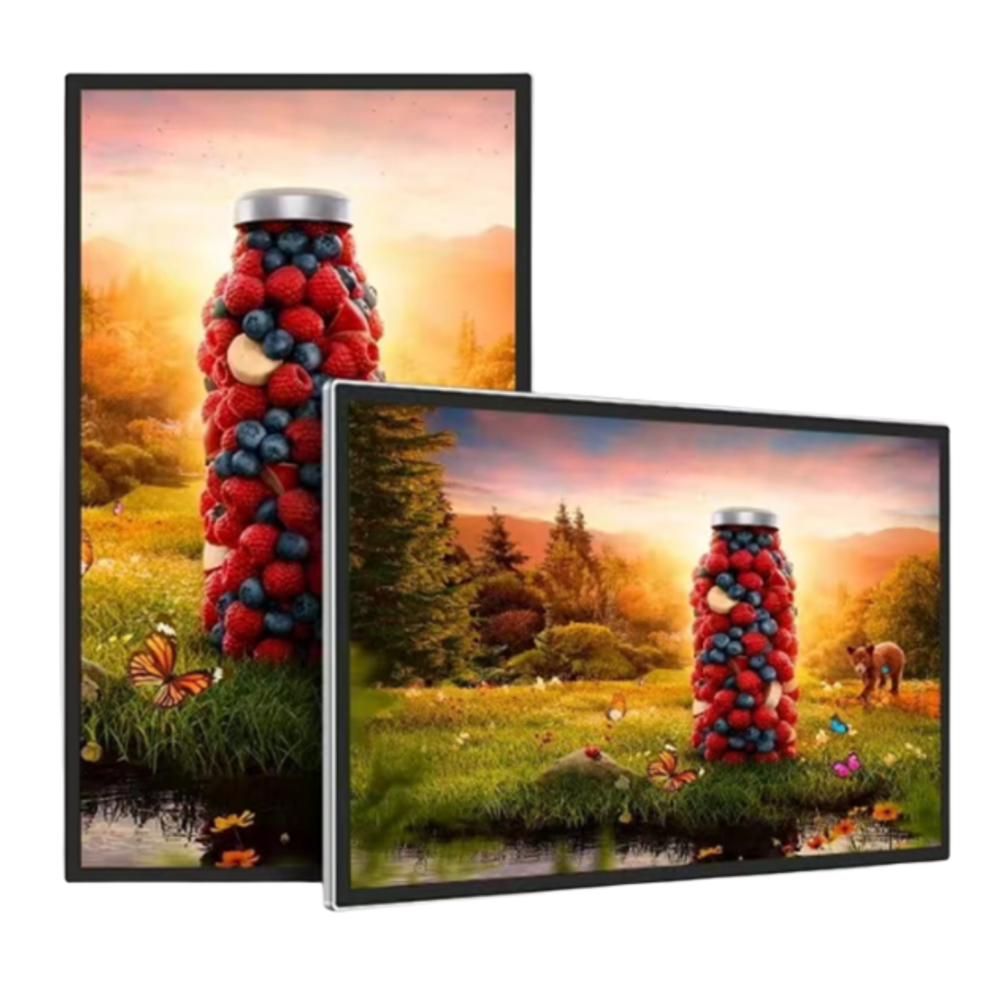 Wall Mounted LCD display