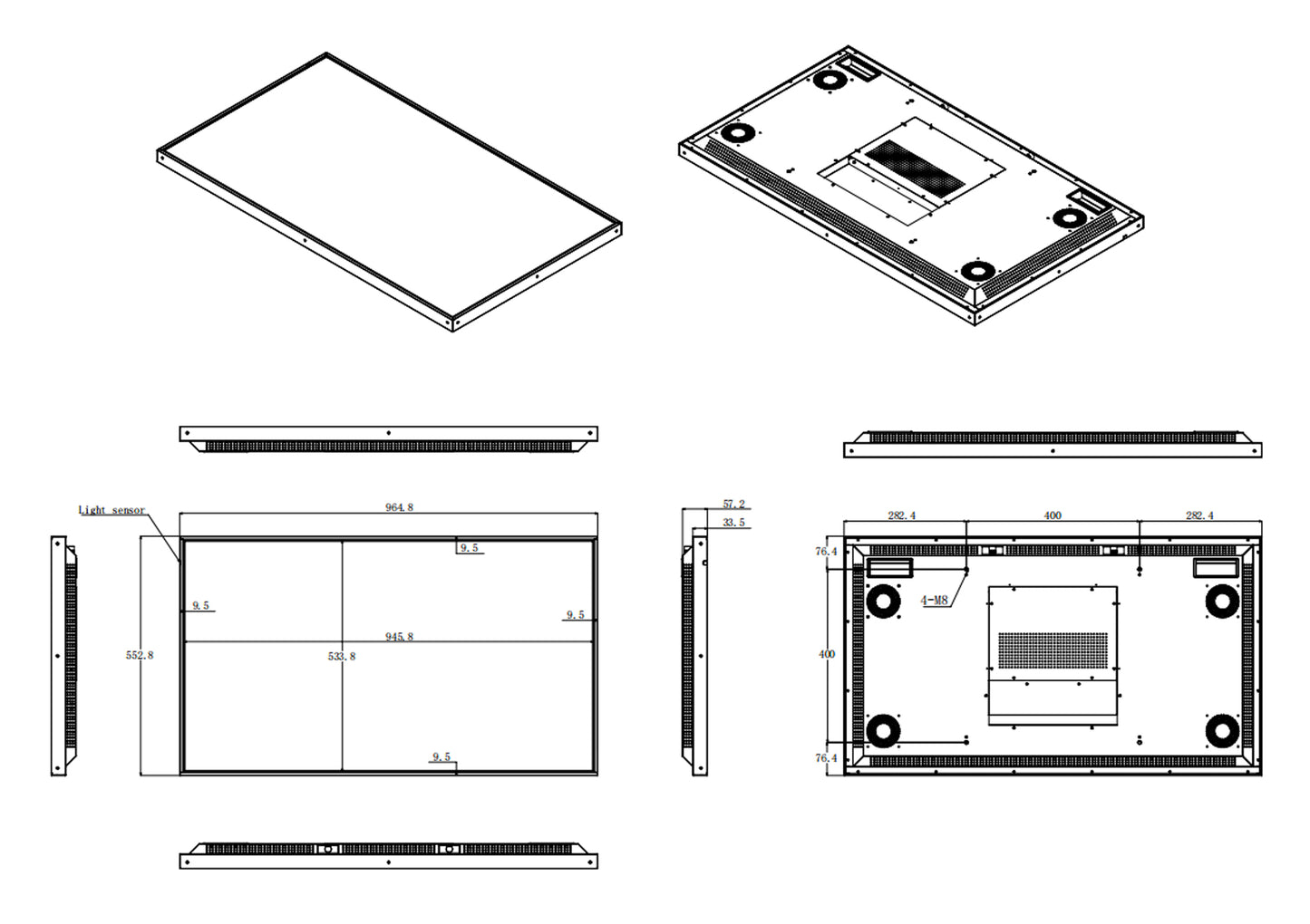 Storefront High Brightness LCD Display