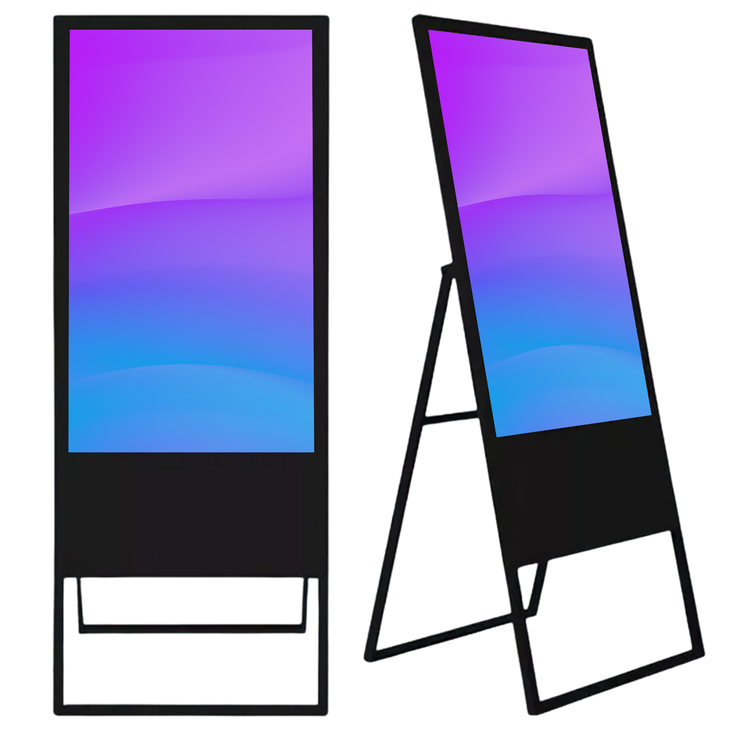 Floorstanding LCD Display