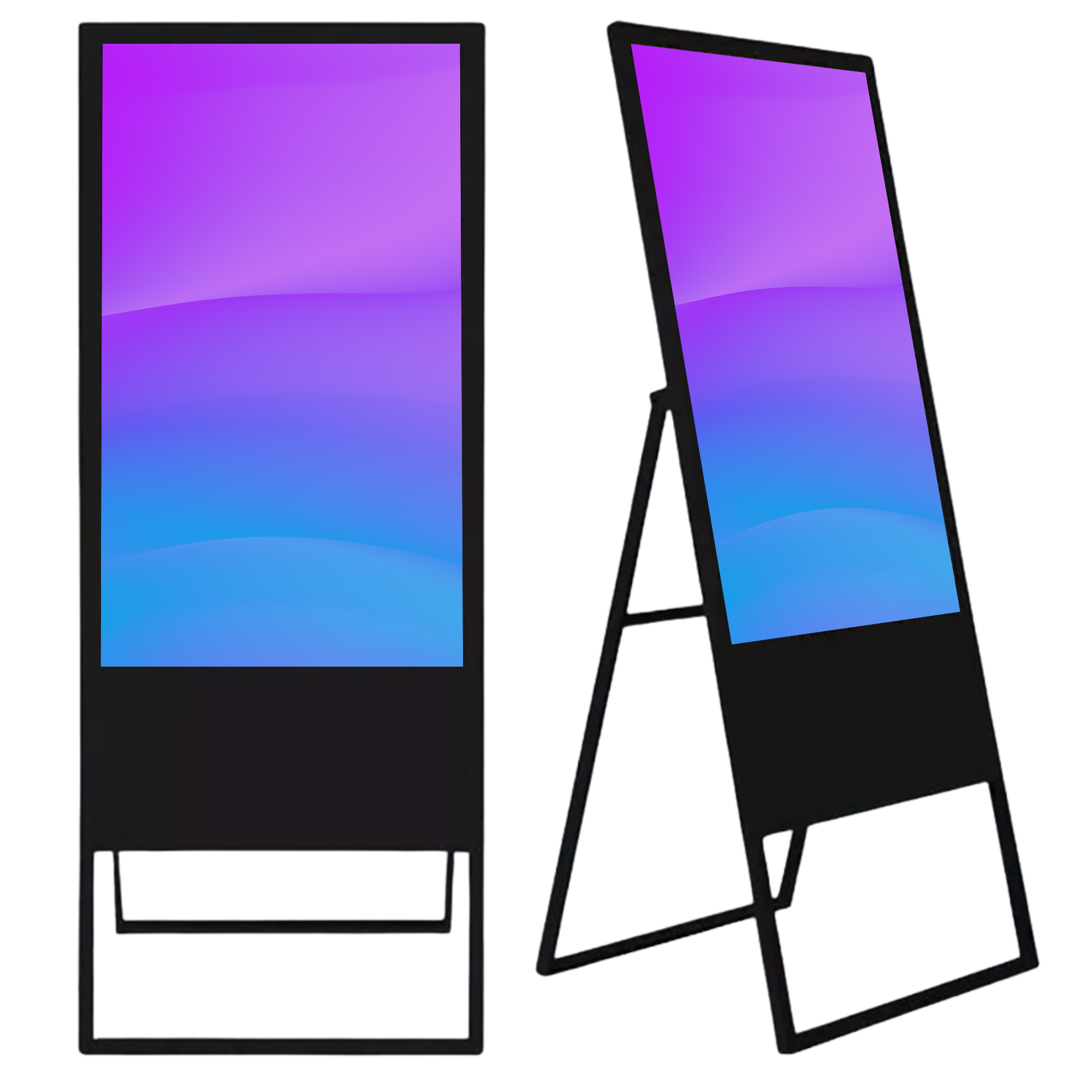 Floorstanding LCD Display