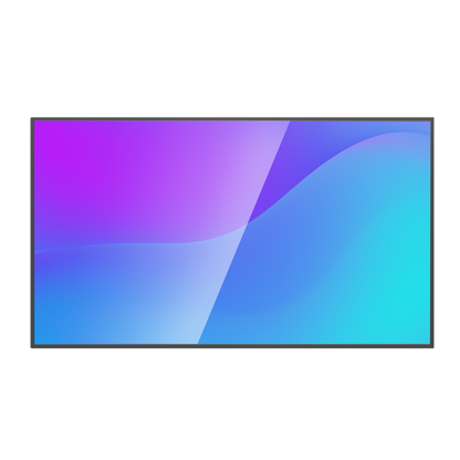 Wall mounted LCD display slim